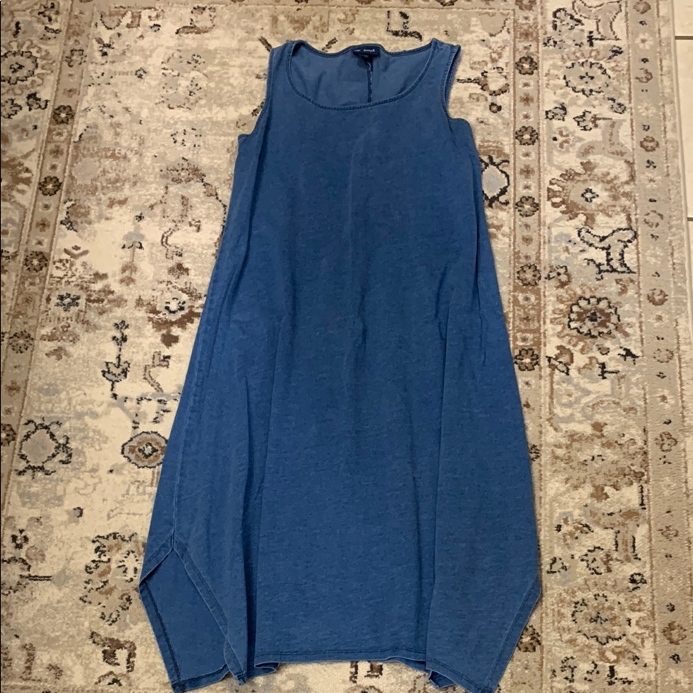 Purejill Indigo Sleeveless Dress